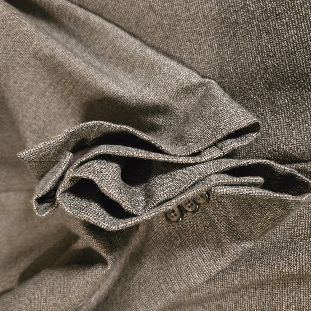 Croft & Barrow Sport Coat Mens 44R Gray Viscose Blend Tweed Classic Fit Stretch - Picture 11 of 12